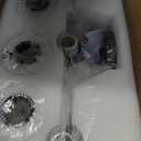 Bathroom Vanity Light Modern Bathroom Light Fixtures Vanity Lights with Eye-Friendly Milky White Frosted Glass Shades E26 Socket (Bulbs Not Included) 3 Light Black