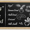 Magnetic Chalkboard for Wall, Long Chalk Board, Wall Hanging Menu for Restaurant, Food Truck, Kitchen, Chalk Board for Kitchen, Bar & Home Decor 11.8" x 35.4"