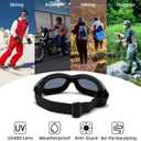 3 Pieces Motorcycle Goggles Riding Glasses Dirt Bike Ski Goggles Anti-UV Dustproof Windproof ATV Goggles For Motorcycle Riding, Skiing, Outdoor Men Women Youth (Blue)