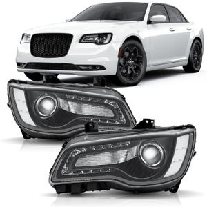 Projector Headlights Assembly Compatible with 2011-2023 Chrysler 300 /300C
