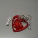 Hopolon Valentines Day Window Lights,45LED 3 Red Heart Lights Valentines Day Decorations Lights,Hanging USB/Battery Operated Valentine Light,8Modes&Timer for Indoor Outdoor Party Home Wall Door Decor