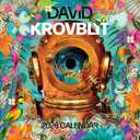 Wall Calendar 2026, David Krovblit Art, 12 Months, Large Grid Design Featuring 12 Artworks