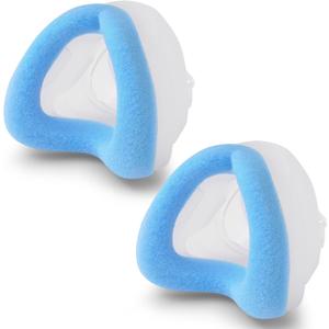 Medihealer Upgraded N20 Nasal Cushion for Airfit N20 Nasal Mask(L), 2 PCS Ultra Comfortable Memory Foam Cushion Compatible with Airfit N20, Great Value CPAP Supplies Blue