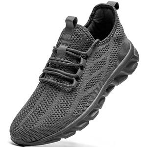 WCIDFY Mens Running Shoes Mesh Breathable Tennis Shoes Lightweight Walking Sneakers Comfortable for Gym Dark Gray 11