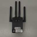 Powerful WiFi Extender Signal Booster, Up to 15,000 Sq Ft & 60 Devices, Whole Home Coverage Internet Repeater Works with Any Router | Plug and Play (Black)