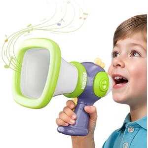 iPlay, iLearn Kids Voice Changer Toy, Toddler Megaphone W/ Fun Sound Effect, Voice Changing Device Indoor Outdoor Play Novelty Toy, Birthday Party Stocking Gag Funny Gift 3 4 5 6 7 8 Year Old Boy Girl