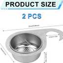1pcs Swan-Shaped Drain Basket, Stainless Steel Sink Strainer Catcher Multi-Functional Quick Drain Kitchen Filter for Fruits Vegetables, Faucet Hanging (Small)