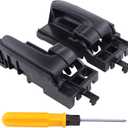 ApplianPar Front Driver and Passenger Side Interior Door Handle Black for Toyota Tacoma 2005-2015, Corolla 2003-2008, Matrix 2003-2008, for Scion xA 2004-2006, tC 2005-2010, for Pontiac Vibe 2003-08