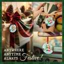 3 x CHOANG First Christmas Together 2025 Ornament - Wedding Gift for Cute Couple, Newlywed Keepsake for Him, Her - Bride and Groom,1st Anniversary Christmas Ornaments