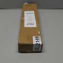 Heavy Duty Curtain Rods for Windows 28 to 48 Inch, 1 Inch Adjustable Black Curtain Rod with Easy Installation and Modern Design (A1,Black,30-60")