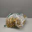 Jexine 50 Pcs Artificial Rose Flower Bulk Realistic Silk Fake Roses with Long Stem Plastic Artificial Flower Bouquet Real Looking for Home Wedding Centerpieces Party Decoration(Gold)