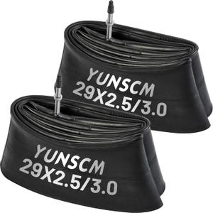 2 Pcs 29" Bike Tubes 29x2.5/3.0 (60/68-622) Bicycle Inner Tubes FV48mm Presta Valve Compatible with 29 x 2.5 29x2.6 29x2.8 29 x 3.0 Bike Bicycle Tire Tubes(G-282)