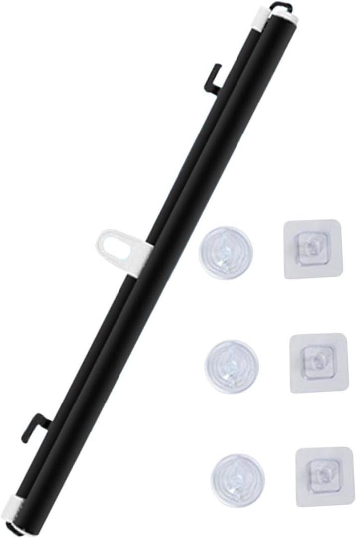 Retractable Car Windshield Sun Shade UV Protection Vehicle Accessory with Suction Cups Hooks Heat Blocker for Cars Suvs Vehicles