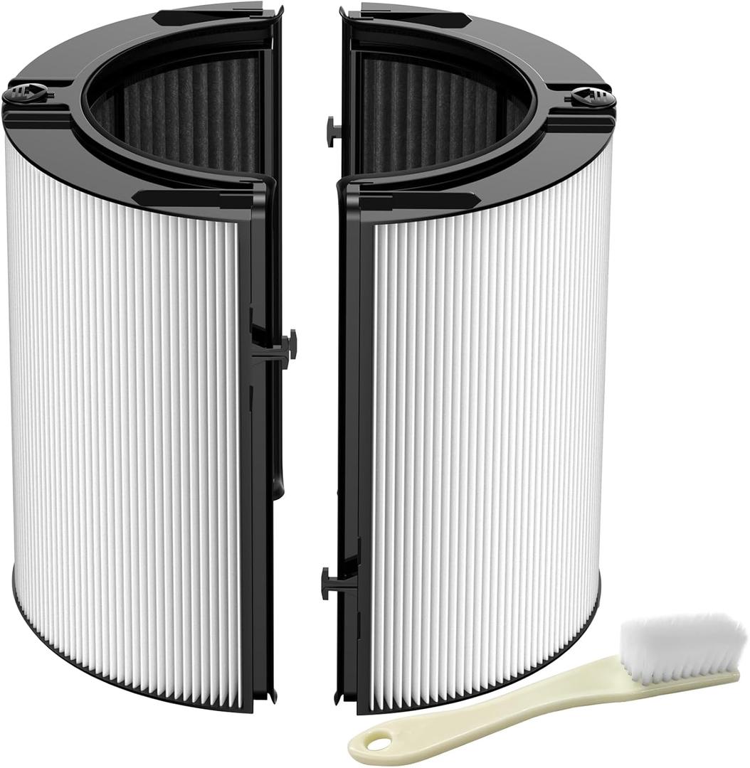 Combi 360Glass HEPA+Activated Carbon Filter For Dyson HP1 HP2 TP09 TP07 TP06 TP04 TP10 TP7A HP04 HP06 HP07 HP09 HP10 HP4A HP7A PH01 PH02 PH03 PH04 PH3A DP04 PC1 PC2 Air Purifier, #965432-01