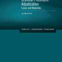 Criminal Procedure: Adjudication, Cases and Materials (American Casebook Series)