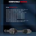 cciyu CV Axle Shaft Assembly for Mercedes-Benz C300 C350 E400 Front Left & Right
