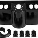 Vivid Black ABS Inner Fairing with Switch Cap Kit For Harley Touring Street Glide 2006-2013 Electra Glide 1996-2013