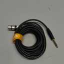 Tisino Female XLR to 1/4 (6.35mm) TS Mono Jack Unbalanced Microphone Cable Mic Cord for Dynamic Microphone - 16 FT/5 Meters