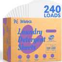Laundry Detergent Sheets - 240 Loads Girls Lavender Laundry Sheets for Dorm,College,Home, Hotel,Apartment,Camping,Cruise,Road Trip,Beach Vacation,Backpack,Small Space, Family School Travel Essentials