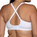 Vanity Fair Women's Beauty Back Smoothing Wireless Bra, Comfort and Support, Simple Sizing (White, L)