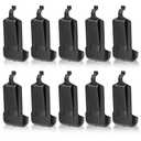 10 Pack Original Walkie Talkie Belt Clip Compatible with Two Way Radio WLN KD-C1 Retevis RT22 Zastone X6 LUITON LT-316 NKTECH NK-U1 Baofeng T20 Zeadio ZS-B1 TIDRADIO TD-M8 RADTEL RT-10 RADIODDITY R1
