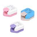 3 Pcs Paper Corner Rounder Punch, 3 Hole Puncher, Three Way Corners Punch Set for Scrapbooking Supplies, Corner Cutter for Cardstock, Photocards, Paper Crafts, and Business Card Making