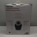 Salter Pro-Helix Professional Oversized Bathroom Scale with Black Vinyl Anti-Slip Bath Mat, 400 LB Capacity, Analog Scale, 18.25" x 13.0" Black/White