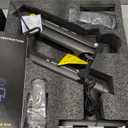 NB Gaming Monitor Arm for Screen up to 60 inches, Holds 44 lbs(20 kg), VESA 75/100, RGB Light, Heavy Duty Monitor Stand, Aluminum Ultrawide Screen Mount Height Angle Adjustable Grey Black