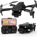 Toladrone Drone with Camera 4K, Drones for Adults Level 3 Wind Resistance Optical Flow Positioning Brushless Motor 90° Electrically Adjustable Foldable RC Quadcopter for Beginners, TD12Pro