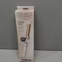 Conair Double Ceramic 1-Inch Curling Iron, 1-Inch Barrel Creates Classic Curls, Hair Curler for Use on Short, Medium, & Long Hair, White/Rose Gold