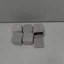 6-Pack Ring Boxes for Jewelry Gifts - Individual Velvet Jewelry Boxes - Ring Gift Box Set for Proposal, Engagement, Wedding, and Presentation - Grey, 2.5 x 2.2 x 1.7 Inches