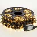 82FT 1000LED Warm White Christmas Lights Outdoor with 8 Modes, IP44 Waterproof Plug in Christmas Tree Light Fairy String Lights for Christmas, Patio, Garden, Indoor Outdoor Decor