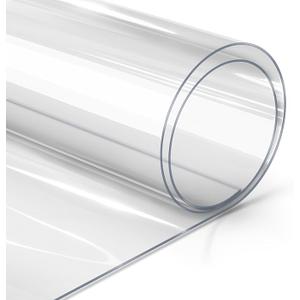 VViViD 20mil Premium Crystal Clear Multi-Purpose Heavy-Duty Vinyl Fabric Tablecloth Protective Cover (1.45ft x 54 Inch) VViViD 20mil Premium Crystal Clear Multi-Purpose Heavy-Duty Vinyl Fabric Tablecloth Protective Cover (1.45ft x 54 Inch)