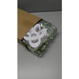 2pcs Large White Mr & Mrs Sign for Wedding Table with 5.91ft Artificial Flowers Garland, Wedding Centerpieces Wooden Bride and Groom Table Decorations for Engagement Decor (Champagne Rose)