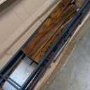 GarveeHome Corner Bookshelf, 5-Tier Bookshelves with 4 Hooks, Convertible Bookshelf, Industrial Wooden Bookcase with Open Shelves and Metal Frame for Living Room, Bedroom, Home Office, Rustic Brown