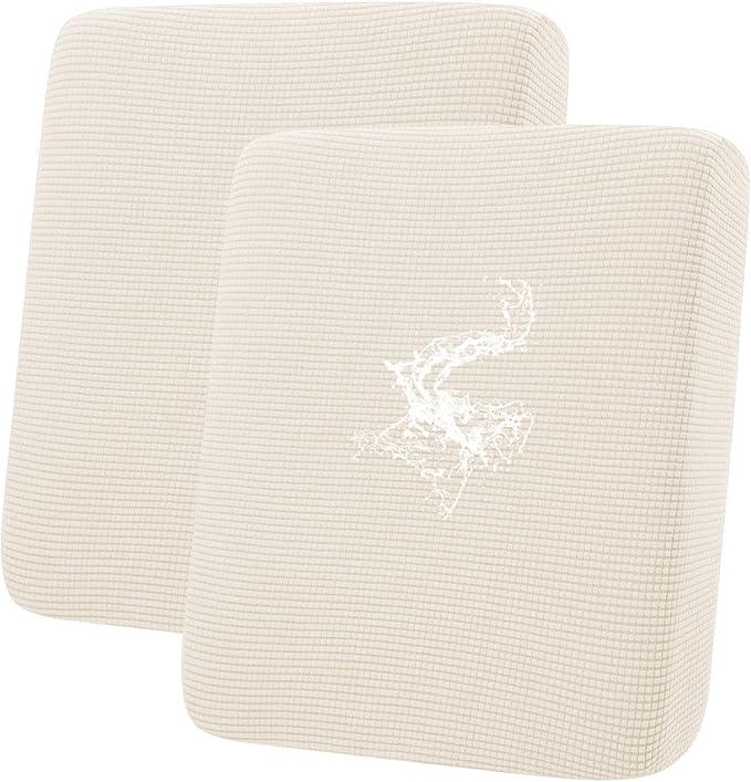 Hyha Jacquard Twill Cushion Cover (2-Packs, Beige)