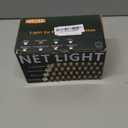 Warm White Net Lights, 360 LED Christmas Lights Outdoor, 21ft x 5ft Large Net Mesh String Lights, 8 Modes Twinkle Light Connectable Plug in for Bushes Christmas Hedge Yard Garden Party Decor