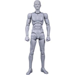 Fremego 1/12 Scale Action Figure 6inch Flexible Grey Color Figure Pocket Series Drawman Action Figure Body Doll (Gray)
