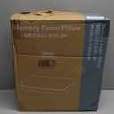 DUMOS Memory Foam Pillows for Sleeping 2 Pack, Bed Pillows for Adults with Washable Cover and Breathable Mesh, Gel Cooling Pillow for Back and Side Sleeper Support, White