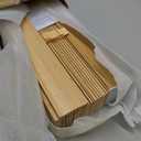 Cordless 2" Bamboo Blinds,Indoor Windows Light Filtering Horizontal Shutters, Room Darkening Window Shades for Bedrooms, Living Rooms, Offices & Apartments Natural 30.5" W x 72" H