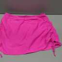 B2prity Tankini Swimsuit for Women Slimming Tummy Control Two Piece Bathing Suit Drawstring Swimwear Tank Top with Skirt (Medium, Hot Pink)