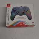 PDP Afterglow Wave Enhanced Wired Nintendo Switch Pro Controller, 8 Colors RGB LED, Dual Programmable Gaming Buttons, Volume Control, 3.5mm headphone jack, Officially Licensed by Nintendo, Grey