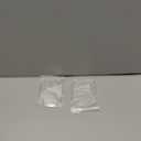 ZUCNANA Ball of Foot Cushions (2 Pairs Gel Shoe Inserts), Heel Inserts for Women, Non Slip Heel Pads, Heel Cushions for Women Foot Pain Relief and Comfort, One Size Fits Any (Clear)