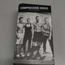 CHARMKING Compression Socks for Women & Men Circulation (3 Pairs) 15-20 mmHg is Best Support for Athletic Running Cycling (Large-X-Large, 02 Black/White/Nude)