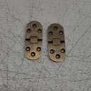 2Pcs Antique Brass Sewing Machine Table Folding Flip Top Hinges 180 Degree Heavy Duty Hinge for Folding Furniture (Antique Bronze)