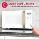 FRIGIDAIRE 1.05 cu. ft. Retro Microwave, WhiteGold