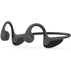 Bone Conduction Headphones Bluetooth 5.0 Open Ear Wireless Titanium HiFi Stereo with Mic Sweatproof Sports Headphones for Running Driving Cycling (Black)