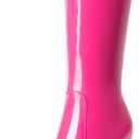 DREAM PAIRS Women's Platform Heeled Knee High Boots, Long Chunky Tall Gogo Boots for Fall (8.5, Hot Pink-Pat)