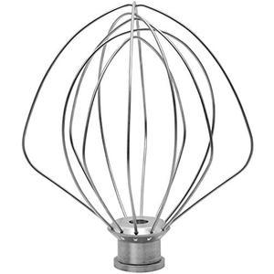KITCHPOWERR KN256WW 6-Wire Whip Attachment for KitchenAid 6 Quart Bowl-Lift Stand Mixer Accessory Replacement, Egg Cream Stirrer, Cakes Mayonnaise Stainless Steel Whisk