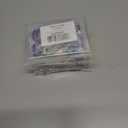 4 x 10pcs Metal D Ring Spring Key Hooks Keyring Clip for Keychain Buckle, Backpacks Handbag Purse Hardware, DIY Crafts (Rainbow)